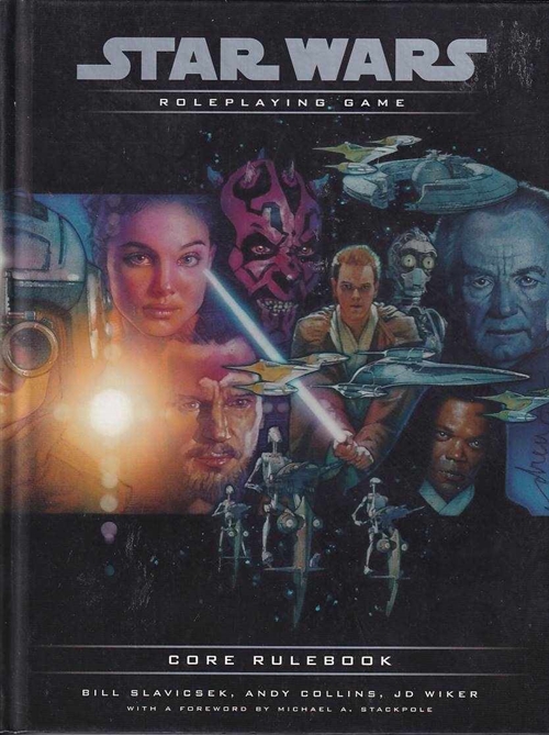 Star Wars D20 - Roleplaying Game - Core Rulebook (B Grade) (Genbrug)